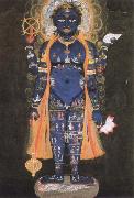 Ambrogio Lorenzetti, vishnu visvarupa,preserver of the universe,represnted as the whole world